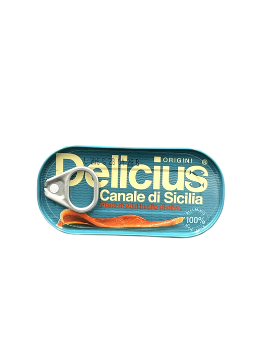 Delicius Canale di Sicilia Filetti di Alici - 28g
