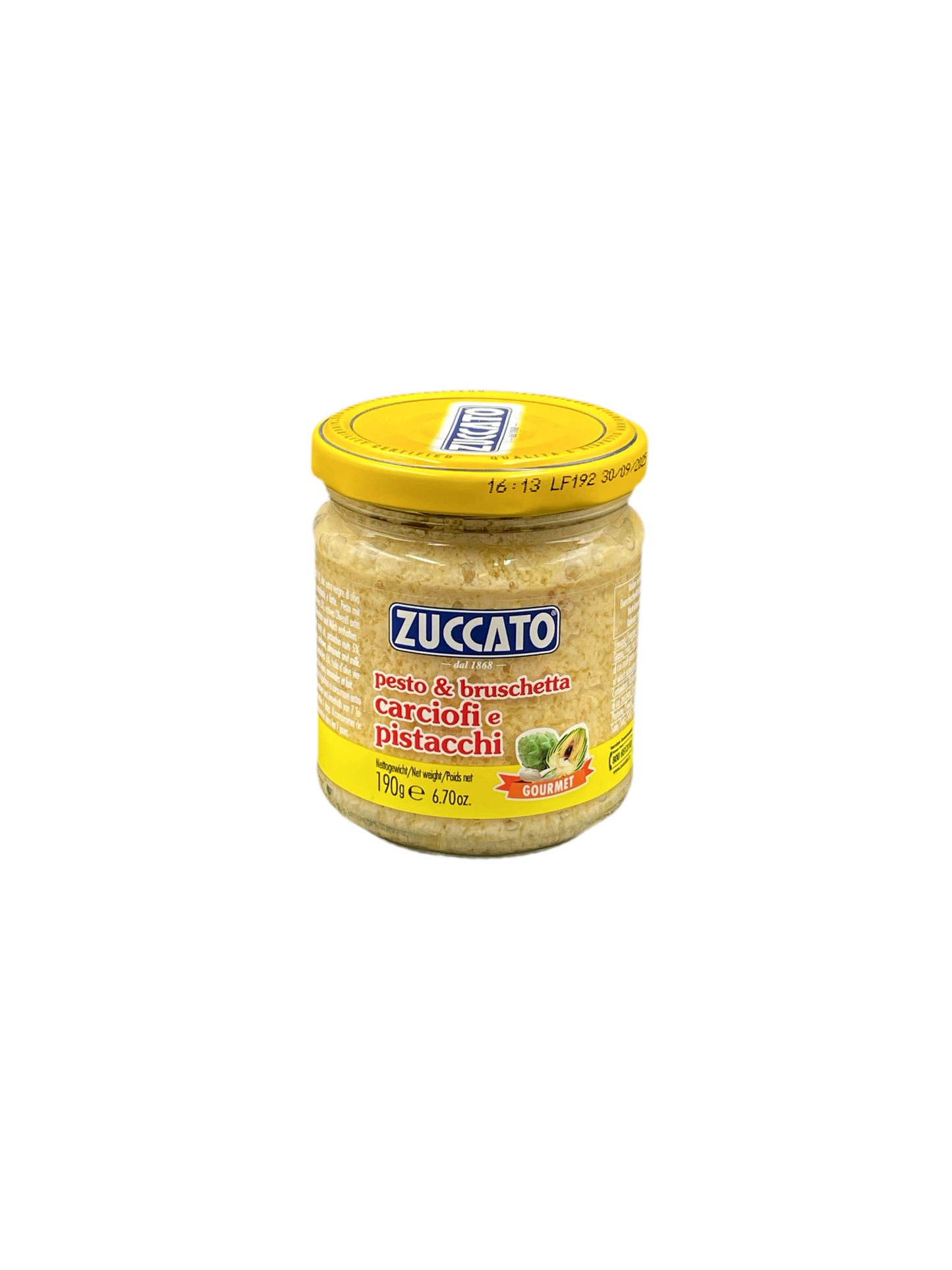 Zuccato Pesto & Bruschetta Carciofi e Pistacchi- 190g