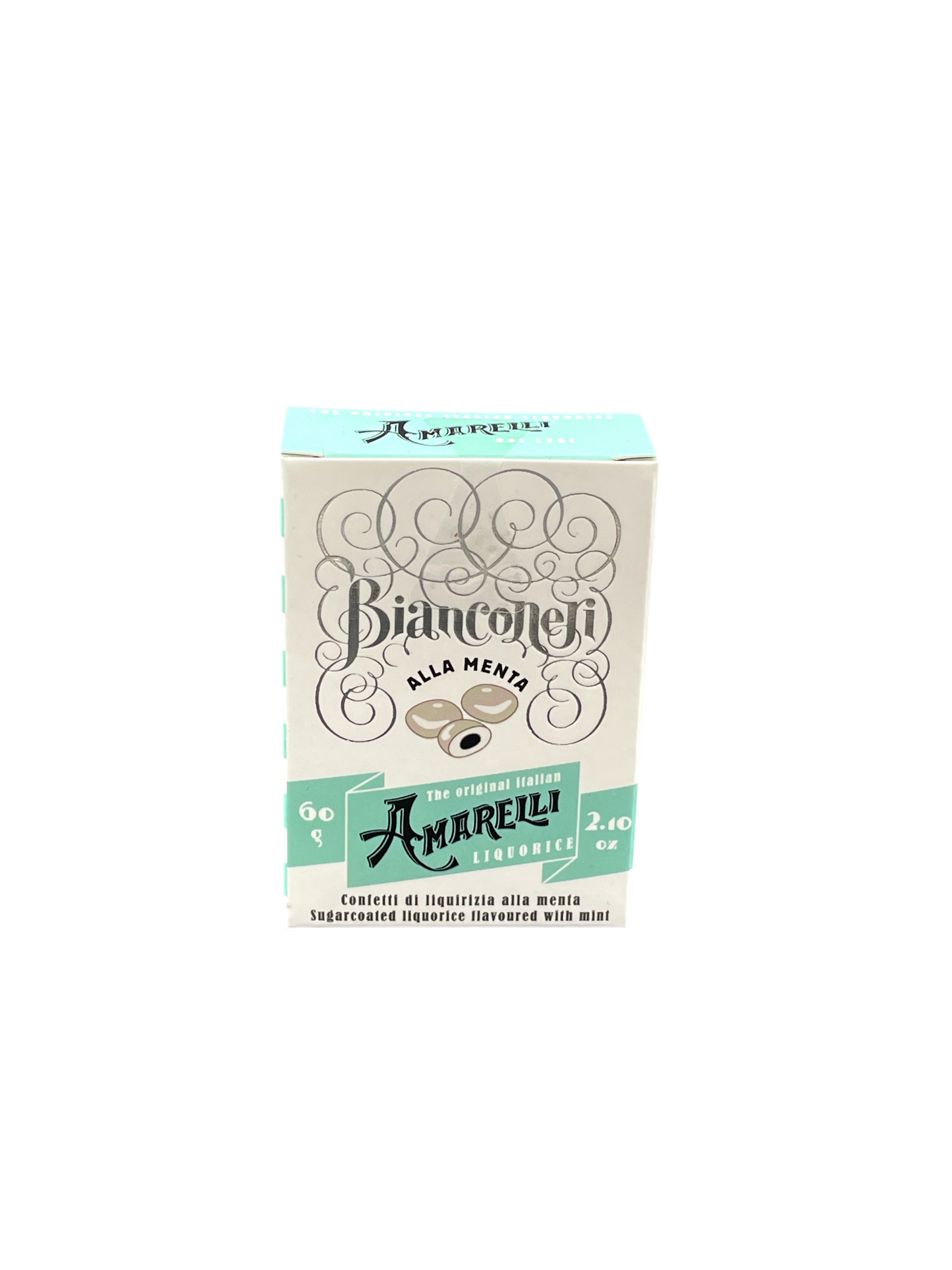 Amarelli Bianconeri alla Menta - 60g