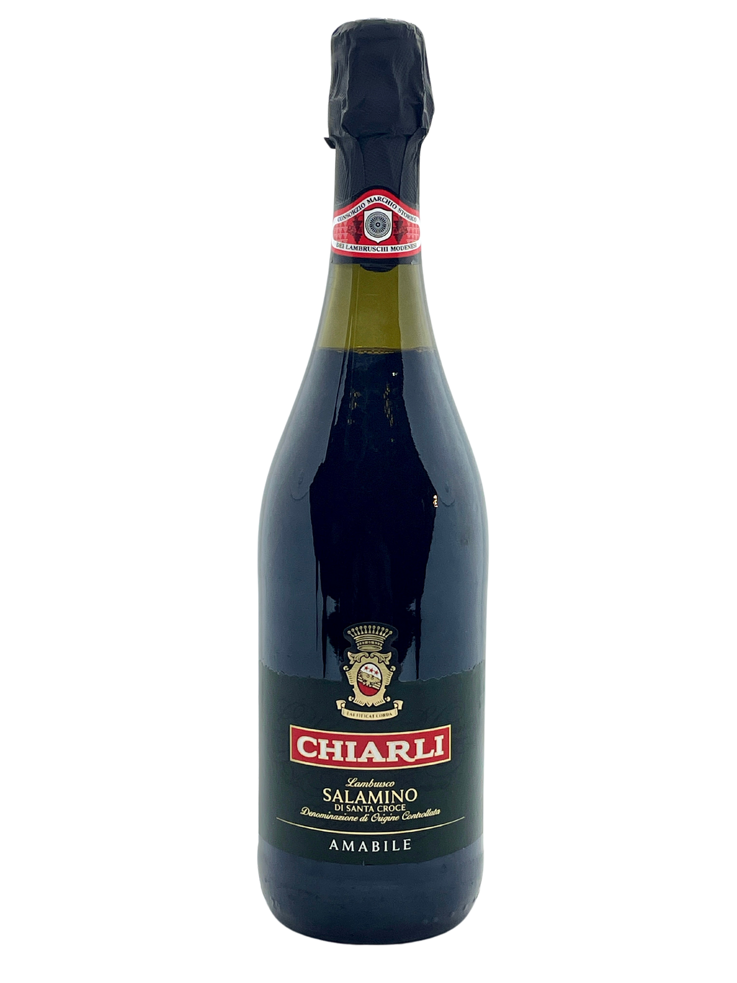 Lambrusco Salamino di Santa Croce Doc Amabile CHIARLI süßer Rotwein