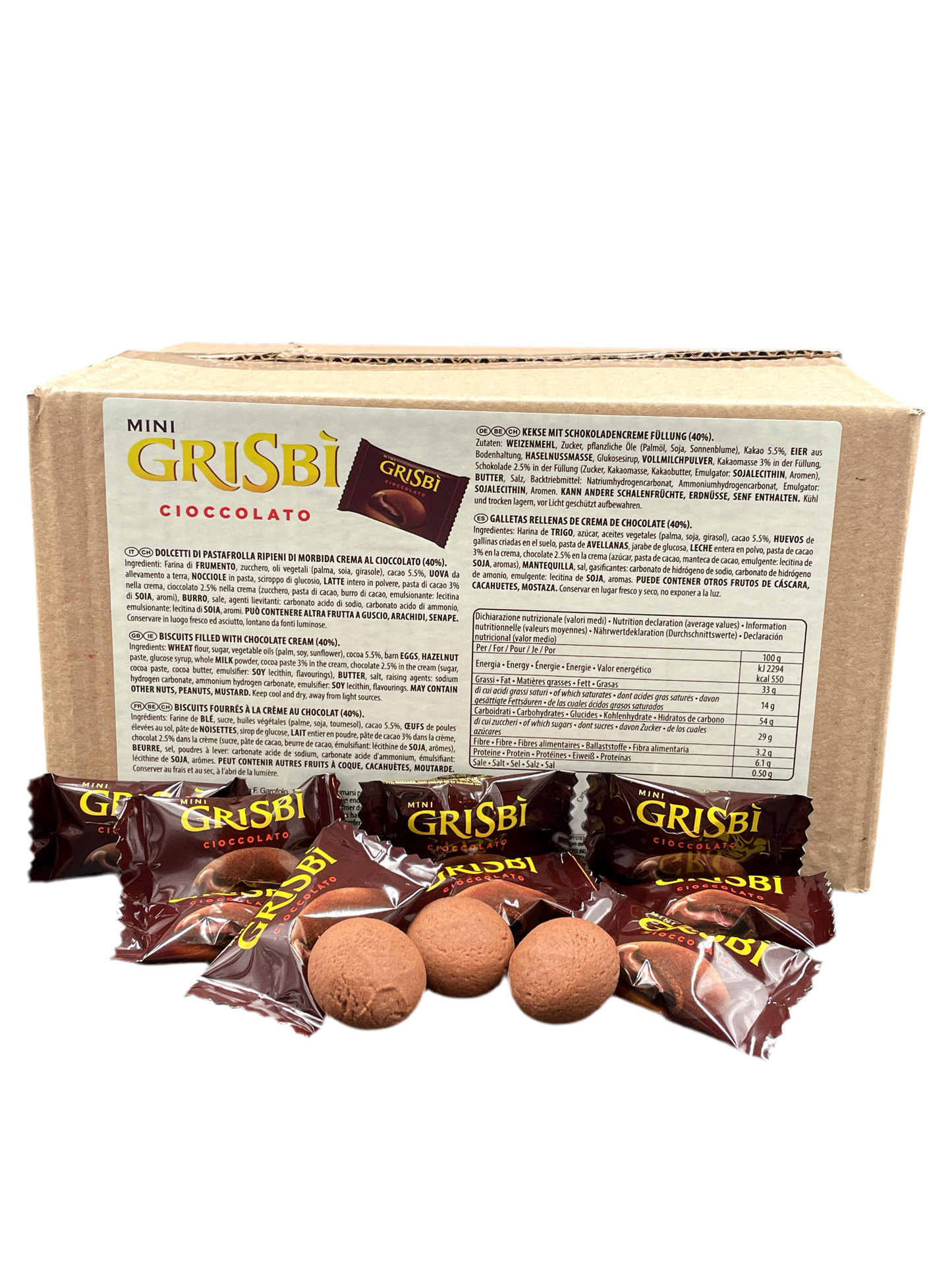 Mini Grisbì Cioccolato - 1000gr