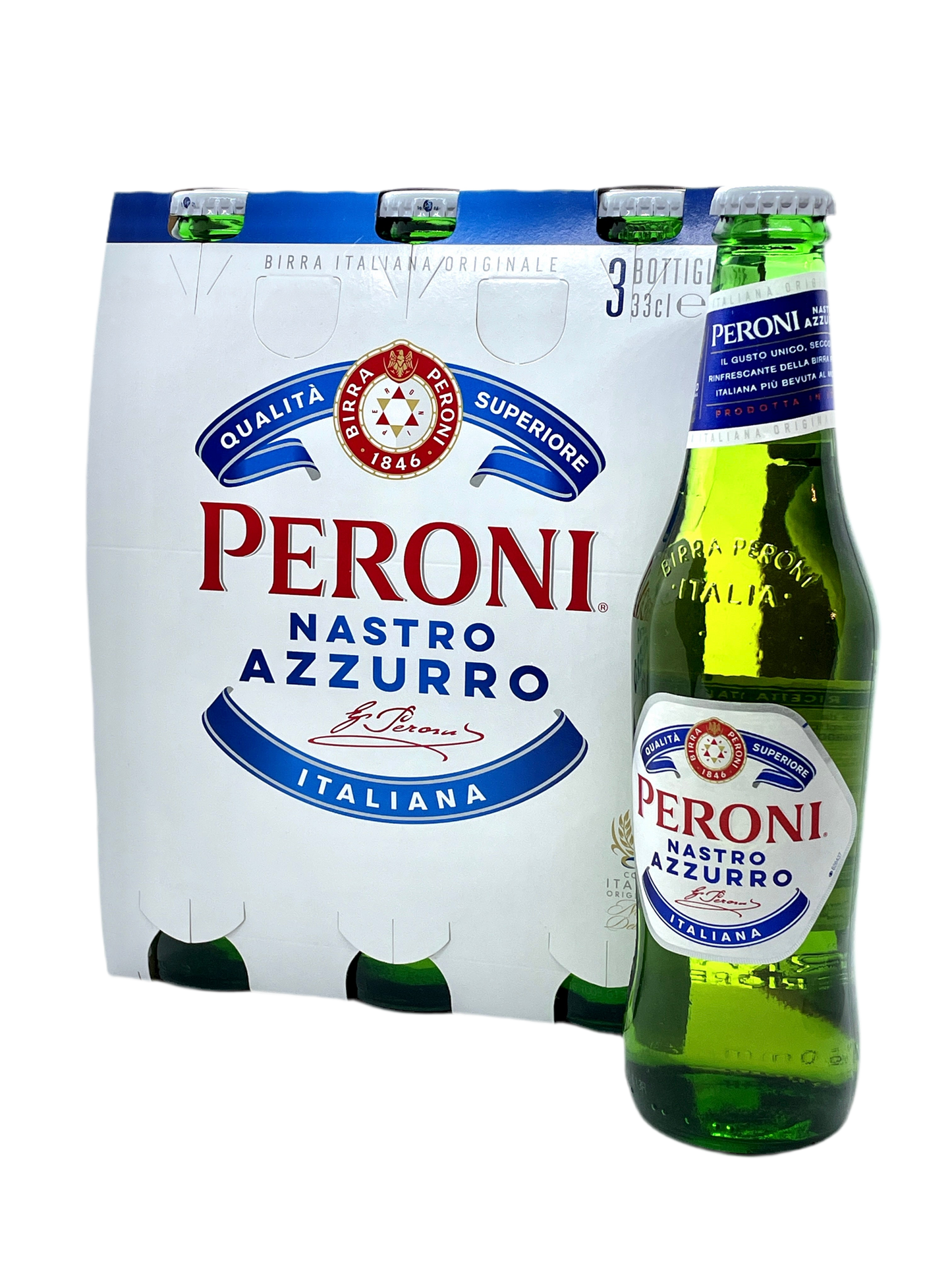 Nastro Azzurro Peroni Birra - 3x0,33cl