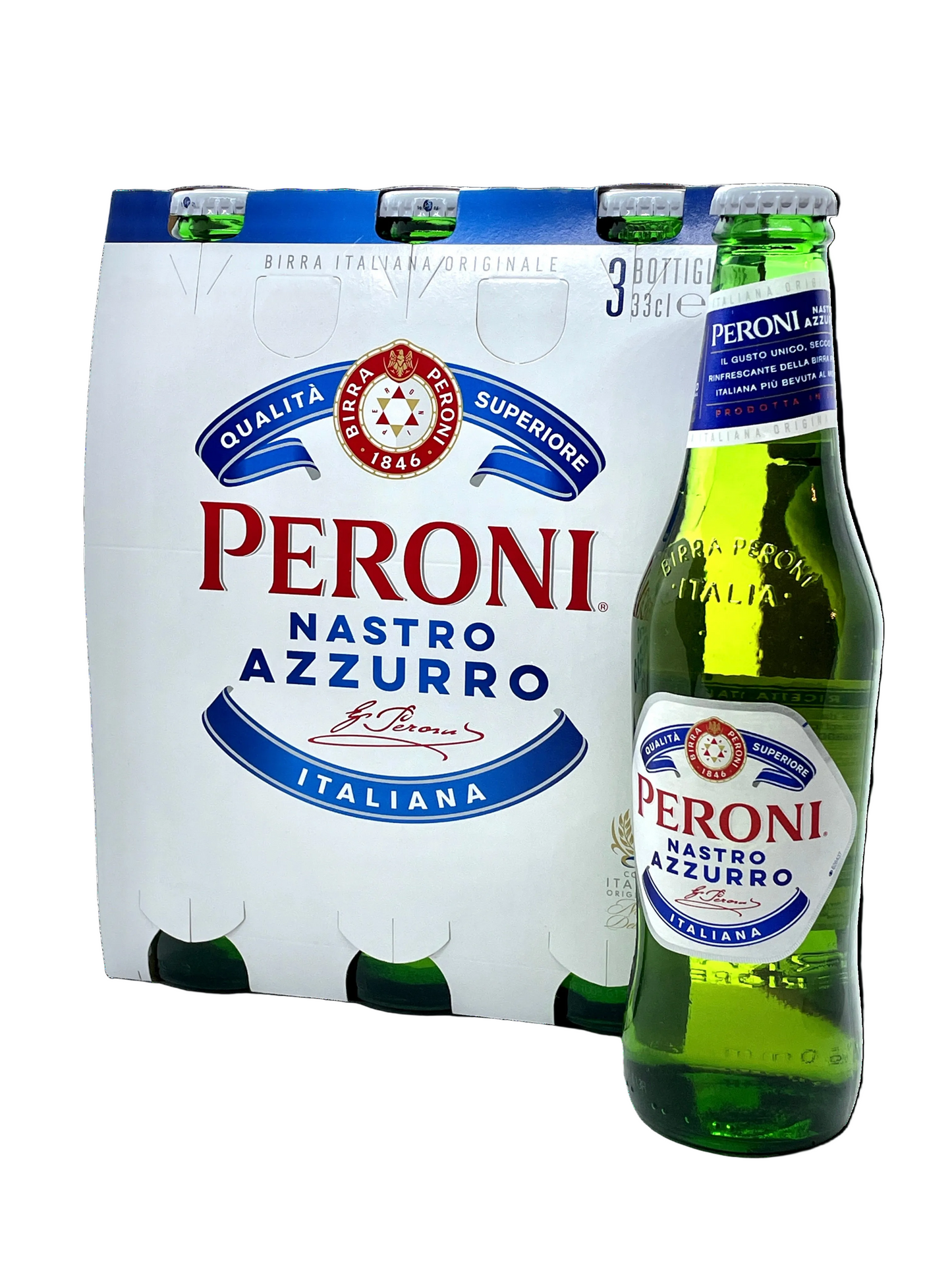 Nastro Azzurro Peroni Birra - 3x33cl