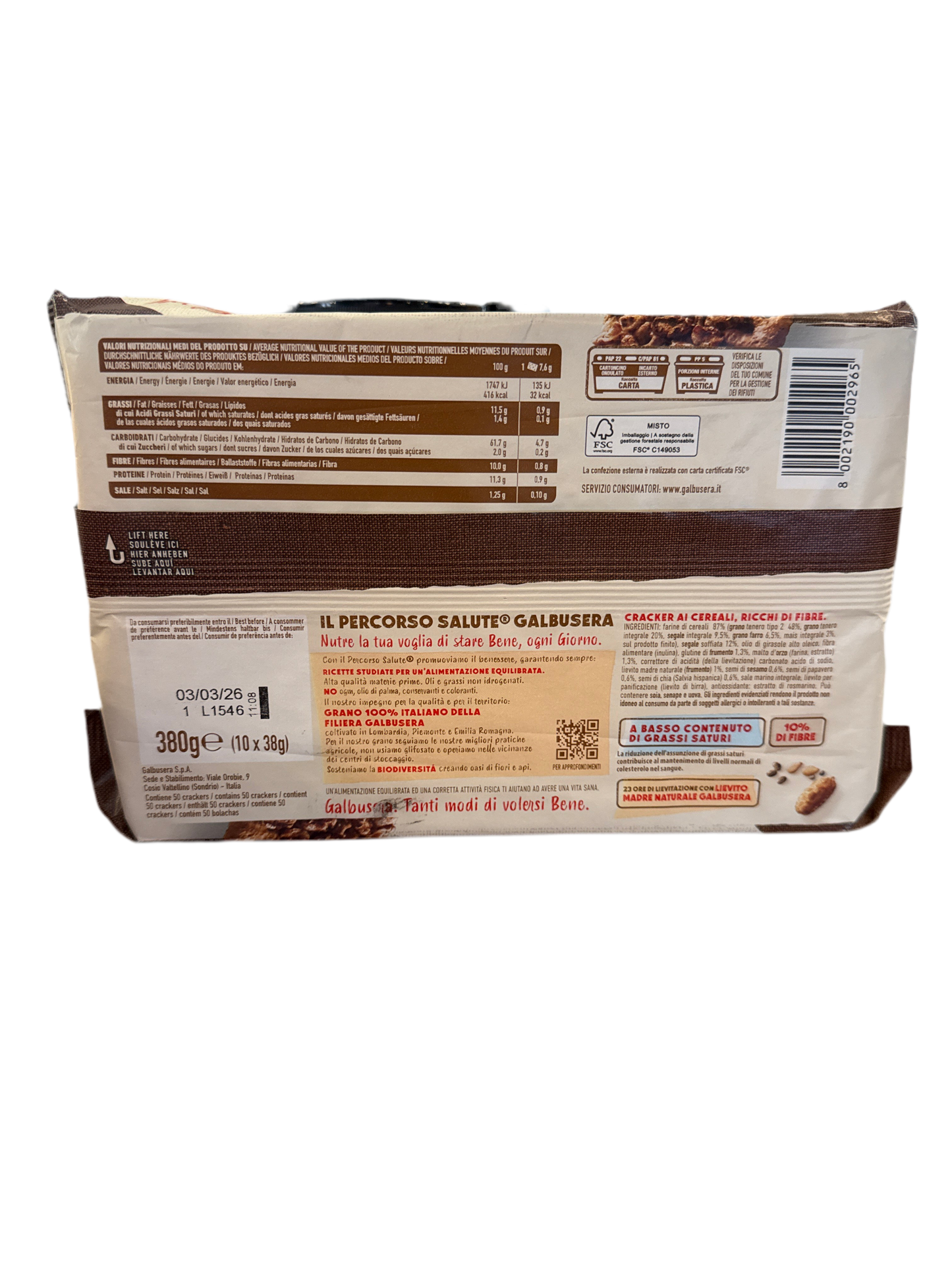 Galbusera Più Integrali - (10x 38g)