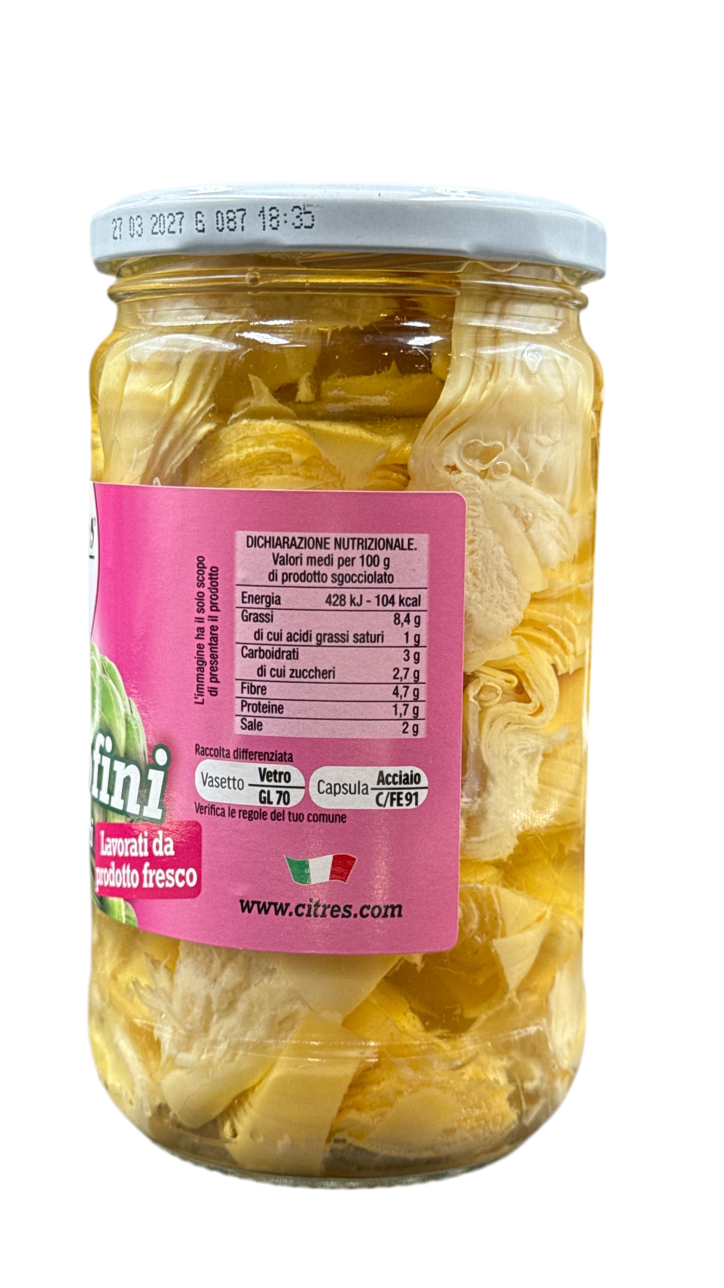 Citres Carciofi tagliati - 520g