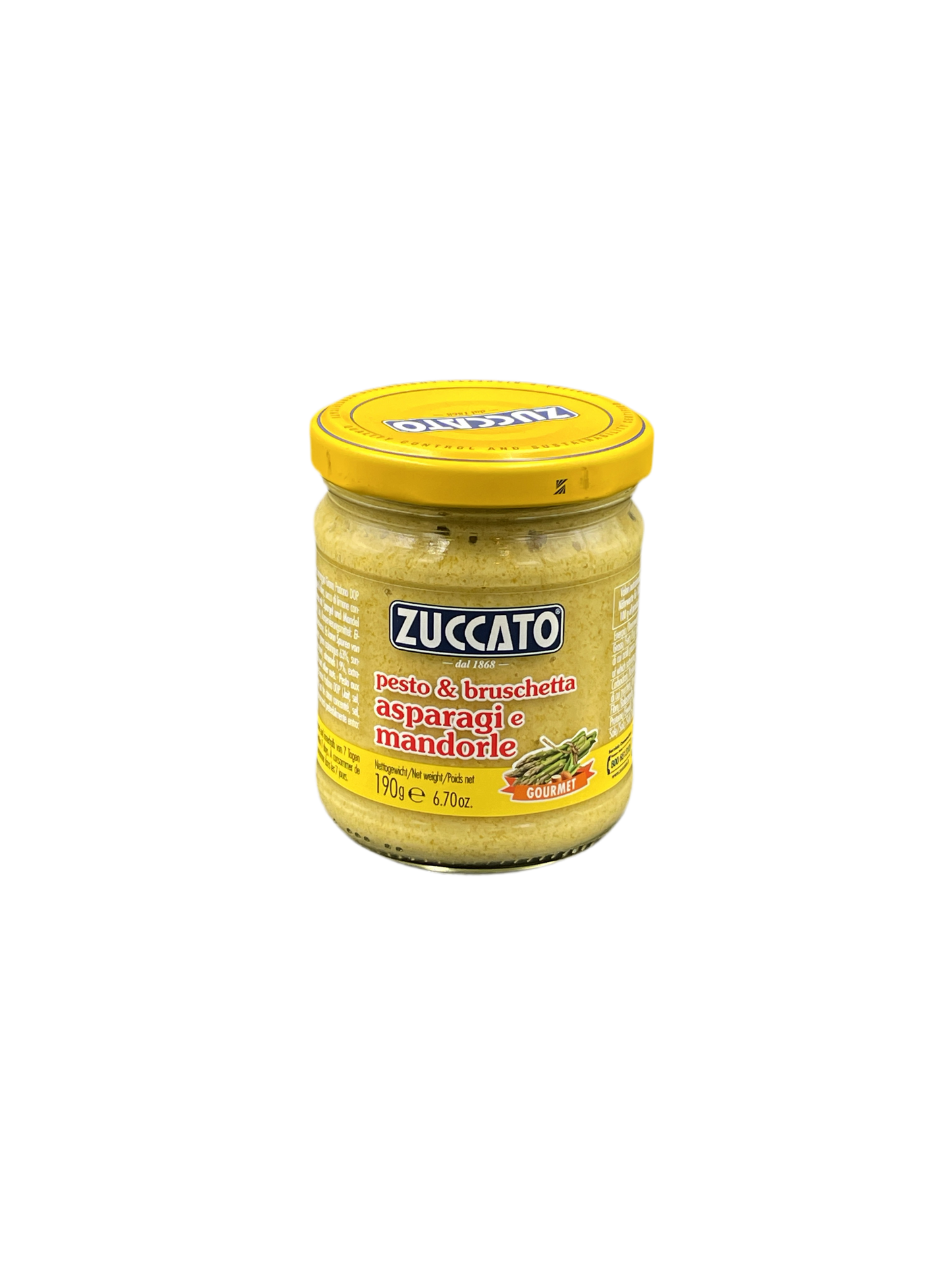 Zuccato Pesto & Bruschetta Asparagi e Mandorle - 190g