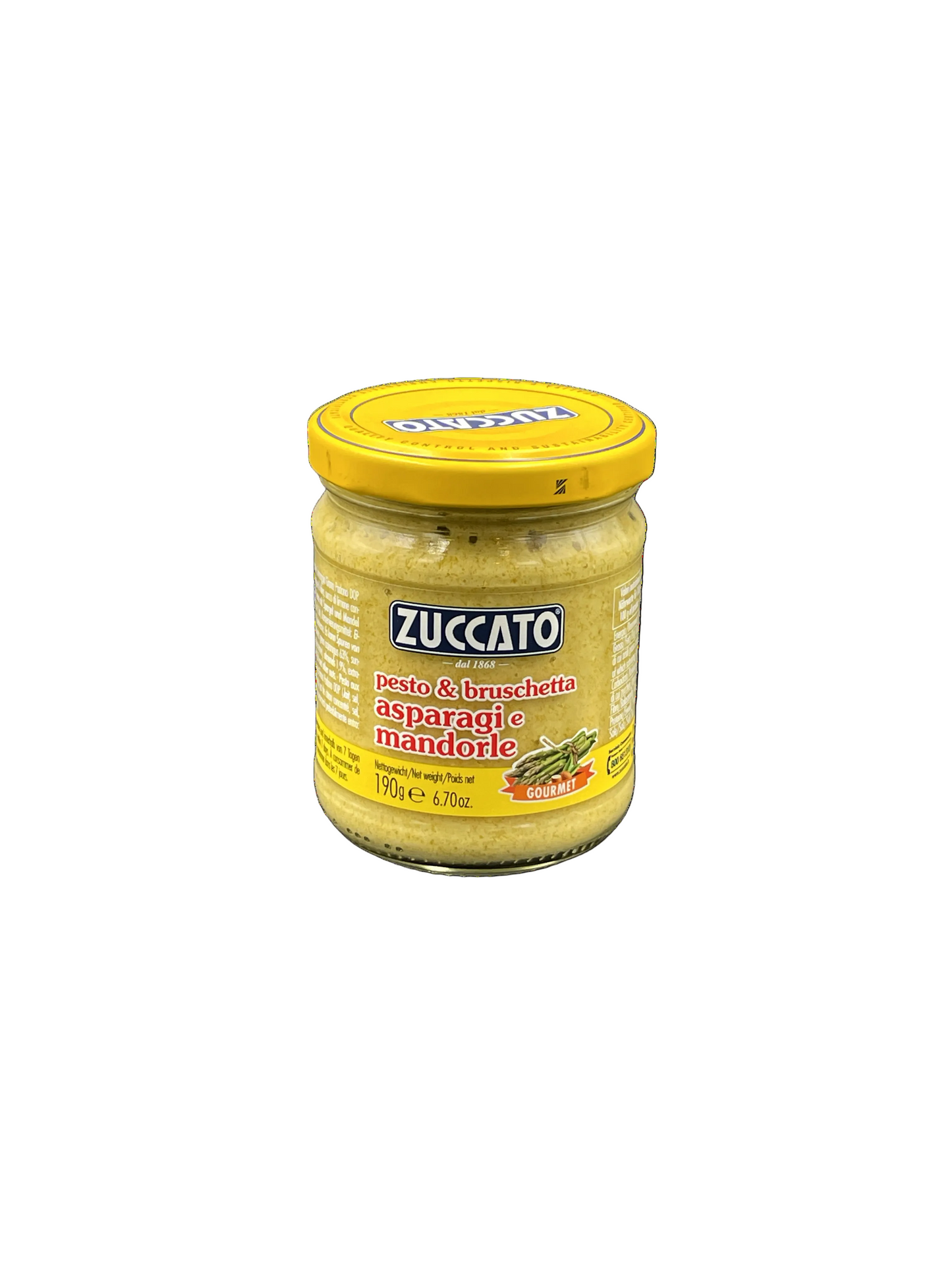 Zuccato Pesto & Bruschetta Asparagi e Mandorle - 190g