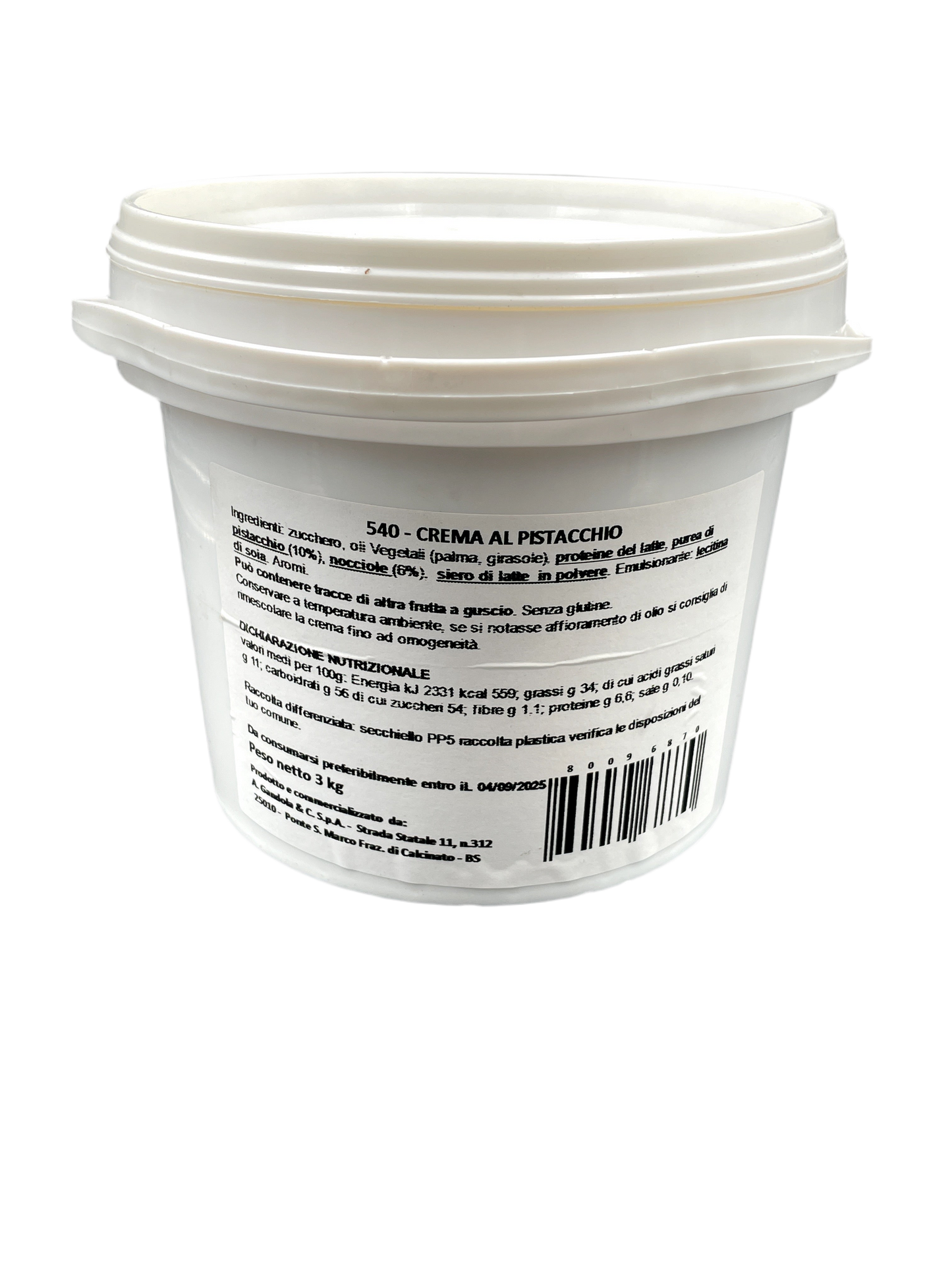 Crema di Pistacchio - 3kg