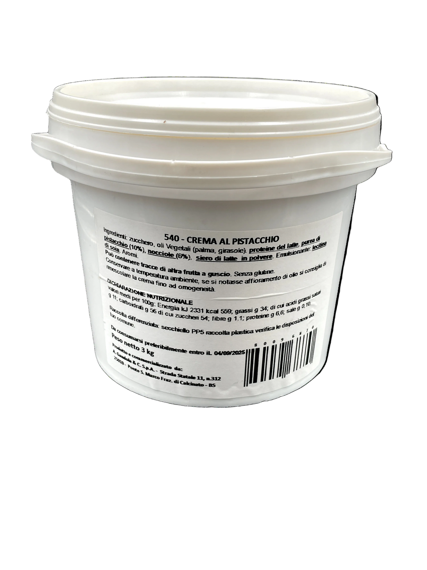 Crema di Pistacchio - 3kg