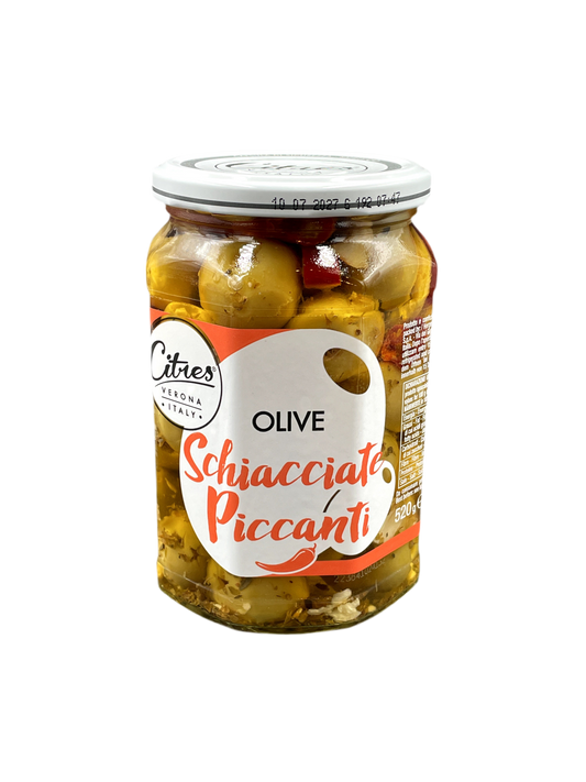 Citres Olive Schiacciate Piccanti - 520g