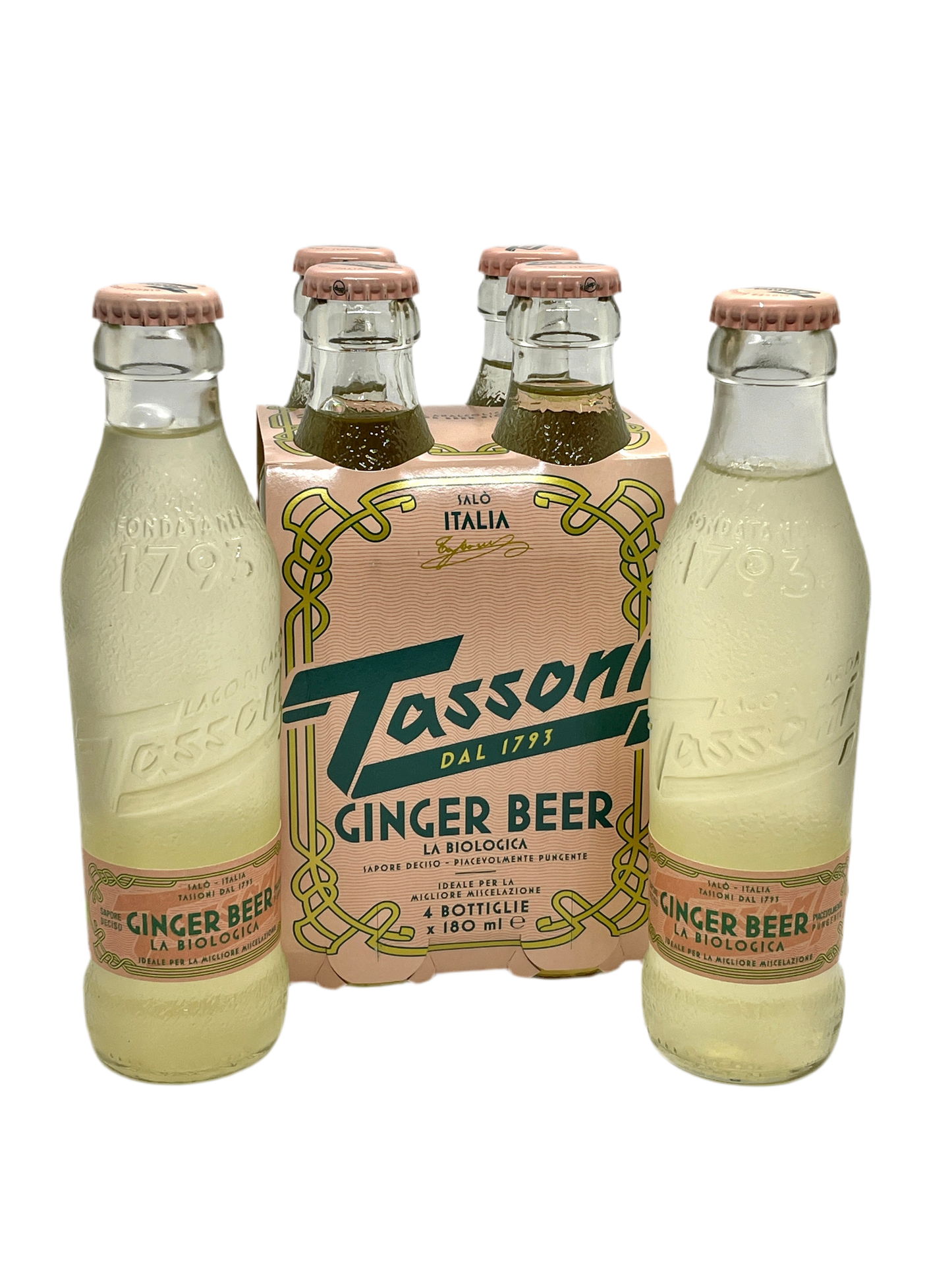 Ginger Beer Bio Tassoni - 4x18 cl