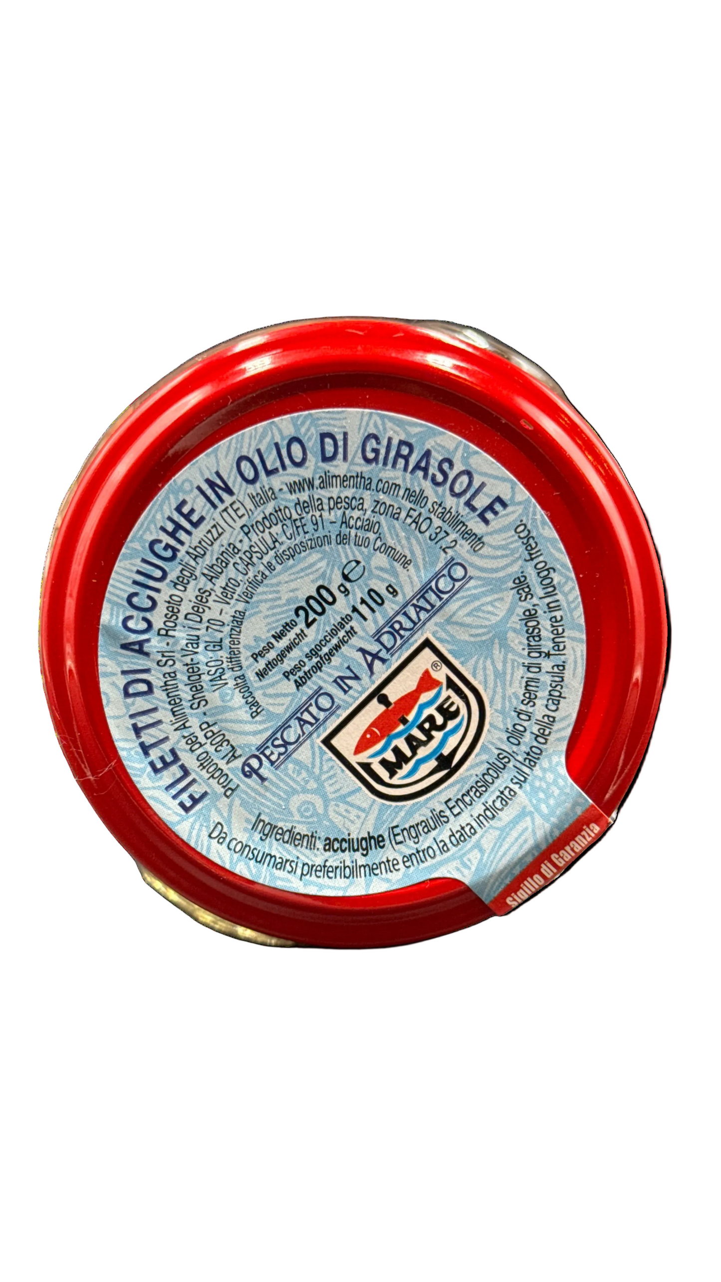 Mare Filetti di Acciughe - 200g