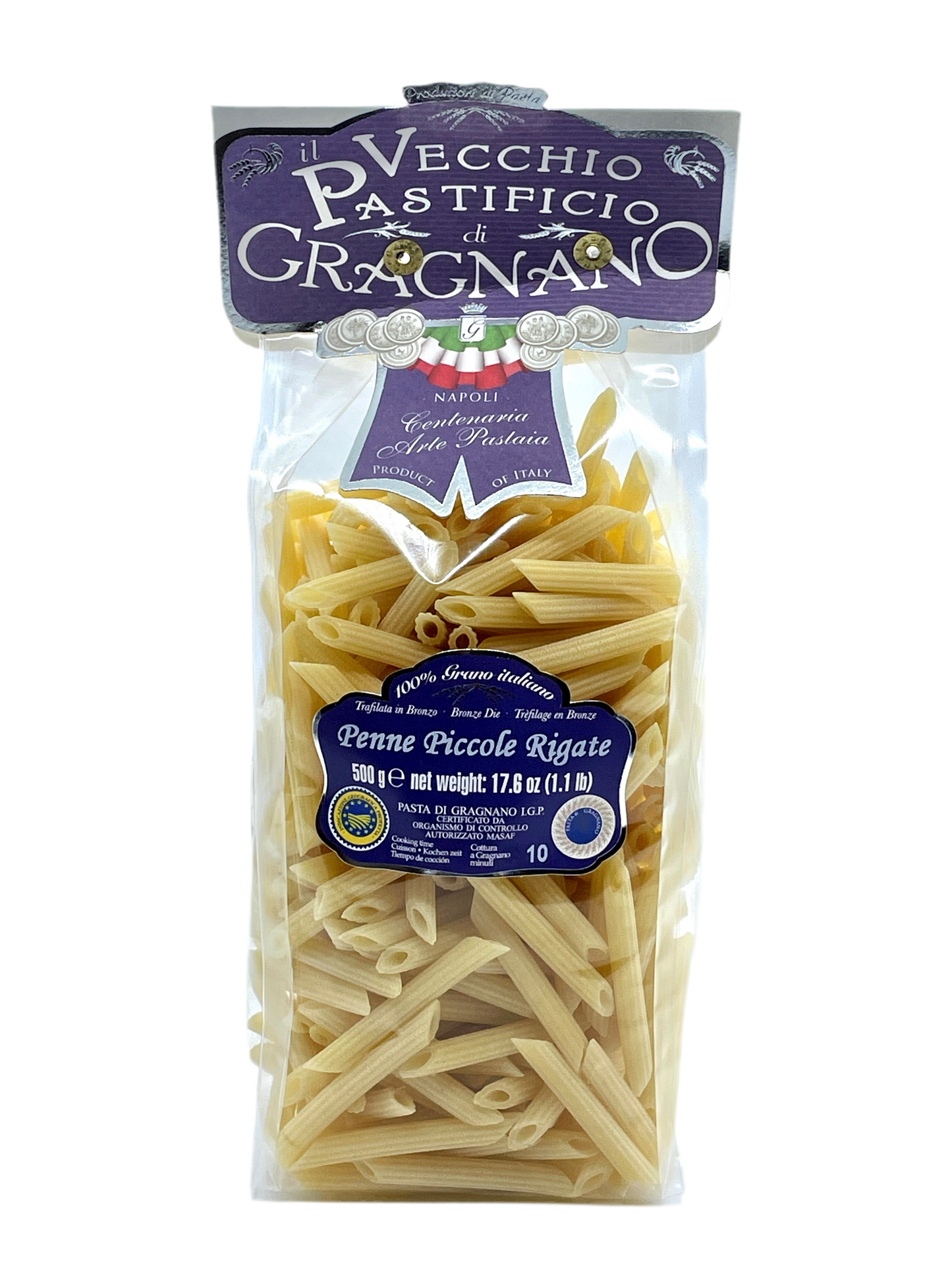 Pasta di Gragnano Penne Piccole Rigate