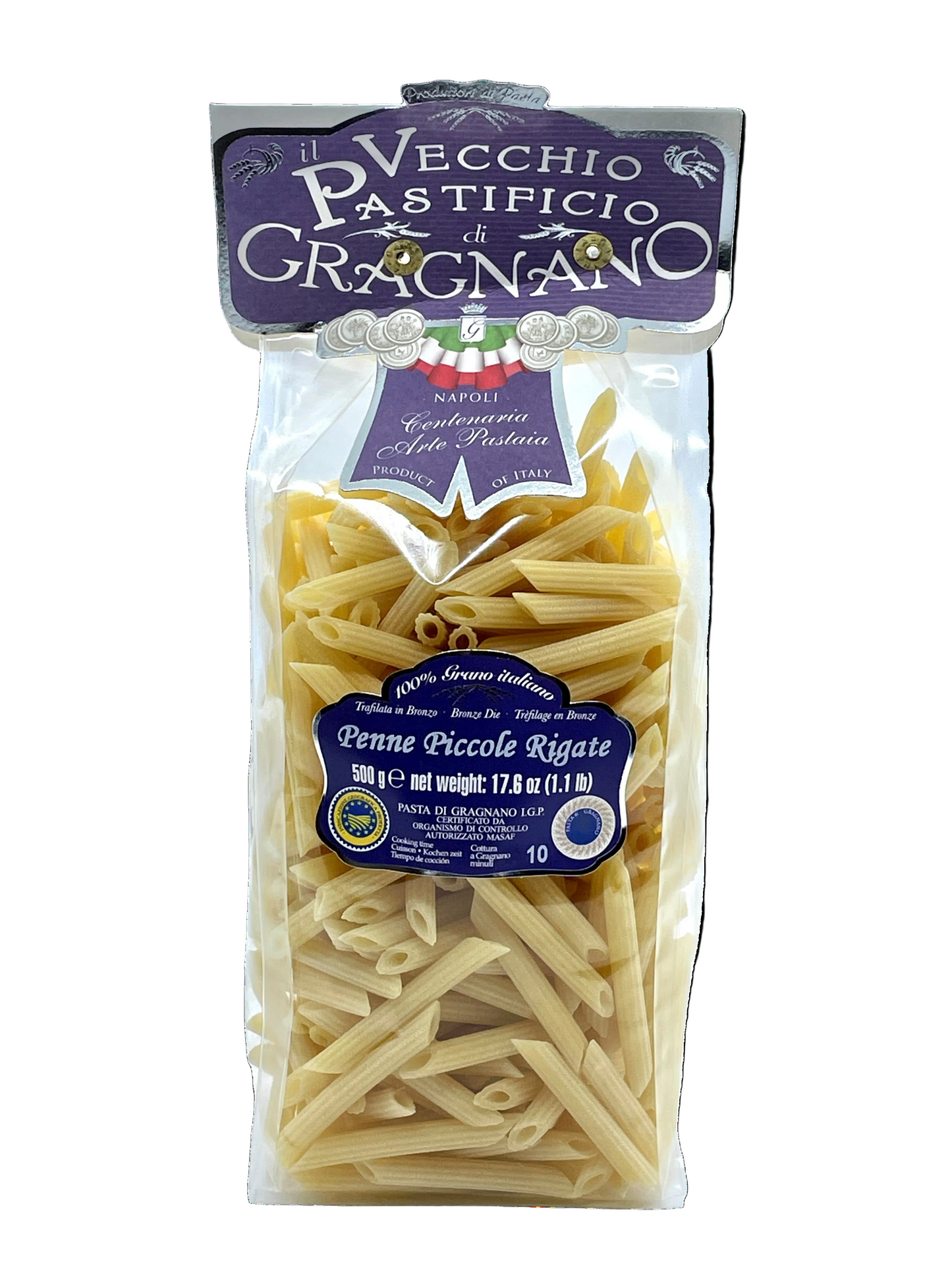 Pasta di Gragnano Penne Piccole Rigate