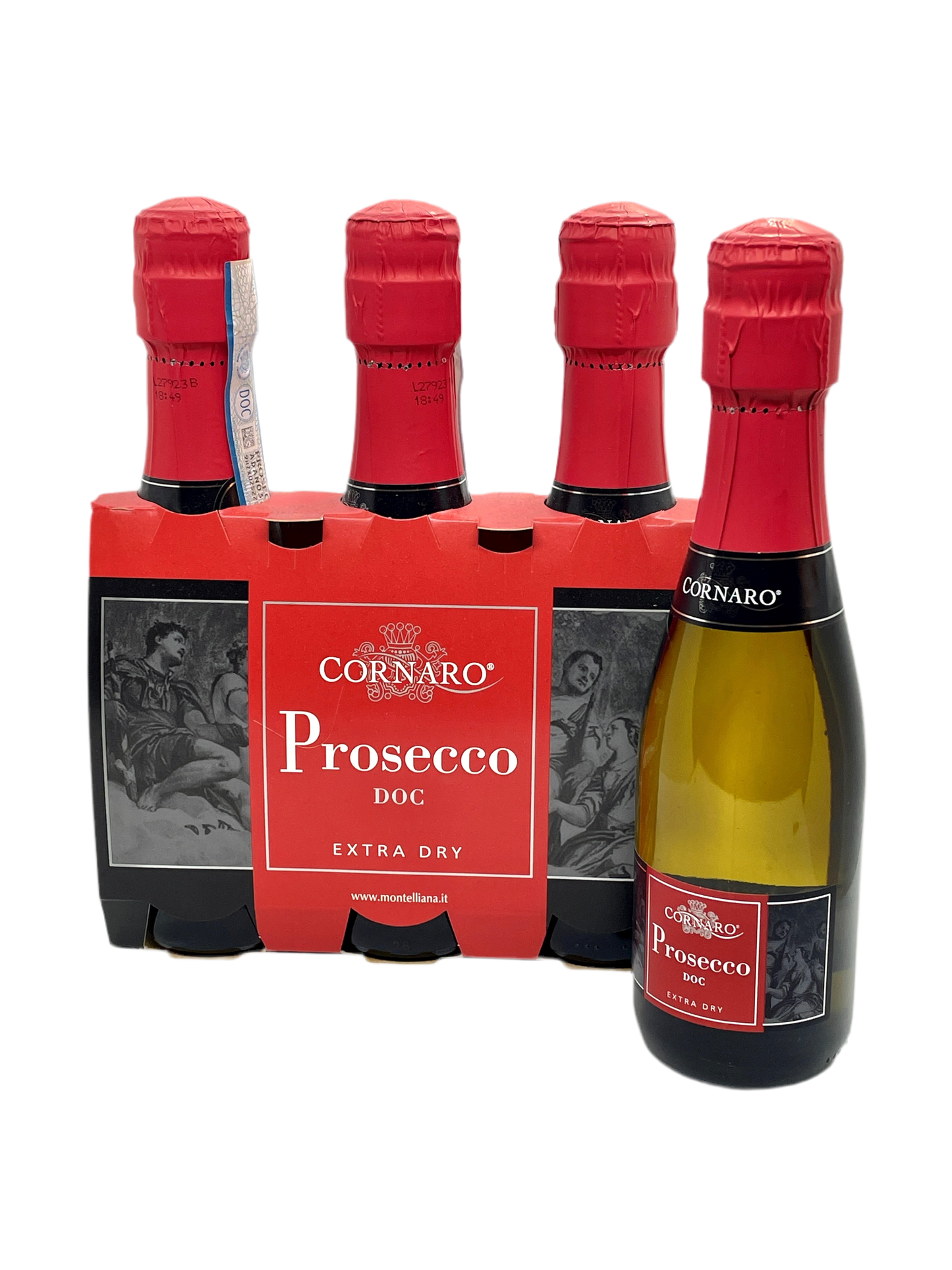 CORNARO PROSECCO DOC TREVISO EXTRA DRY - 20 cl (MINI) 3er Pack