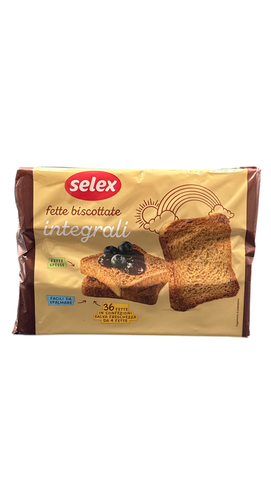 Selex fette biscottate integrali (4x 80g)