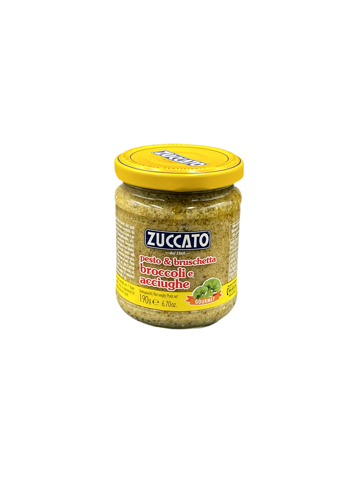 Zuccato Pesto & Bruschetta Broccoli e Acciughe - 190g