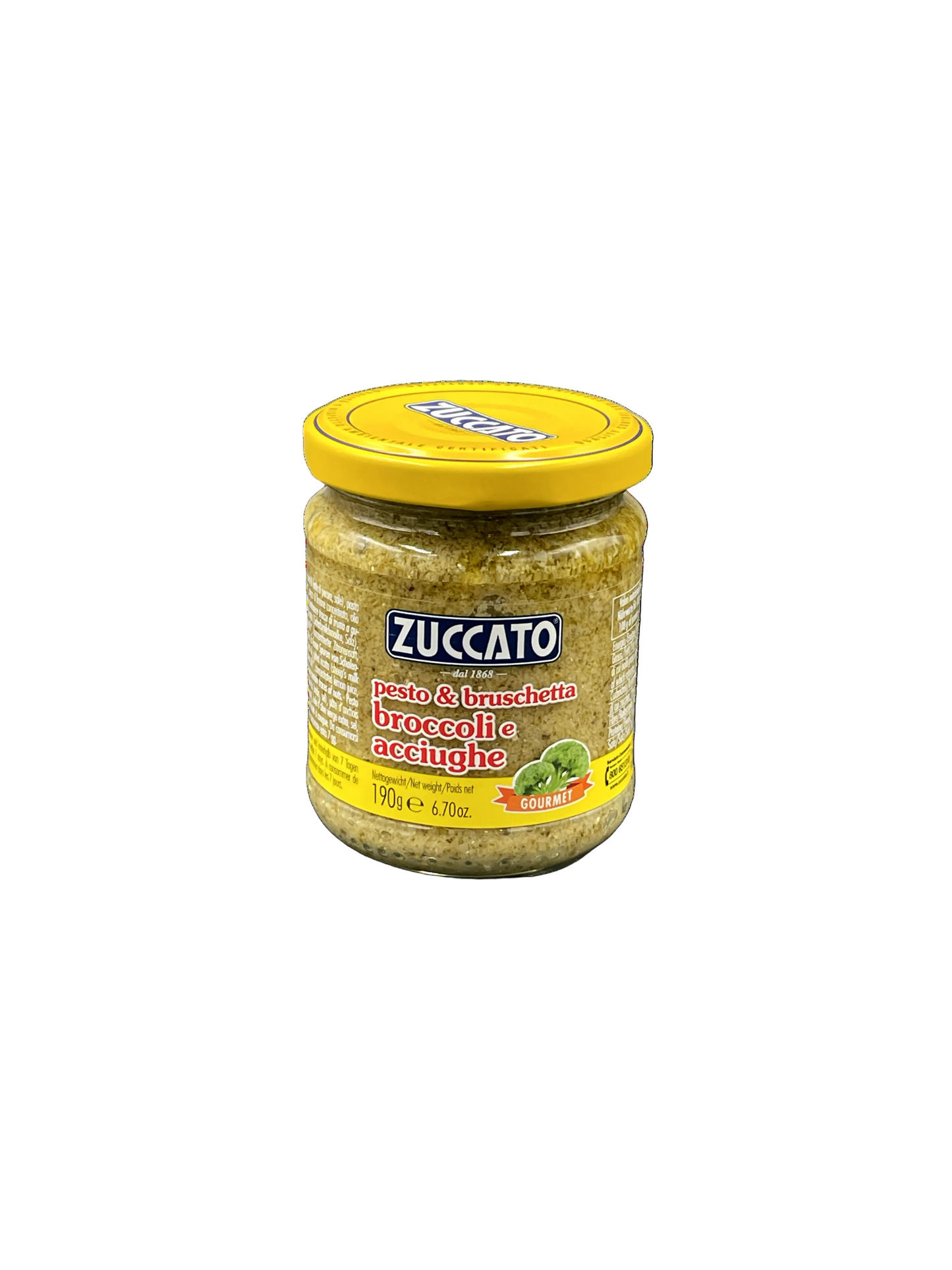 Zuccato Pesto & Bruschetta Broccoli e Acciughe - 190g