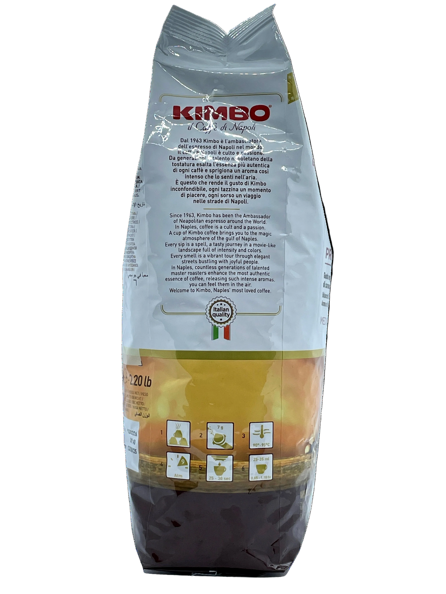 KIMBO Prestige Kaffeebohnen 1 kg