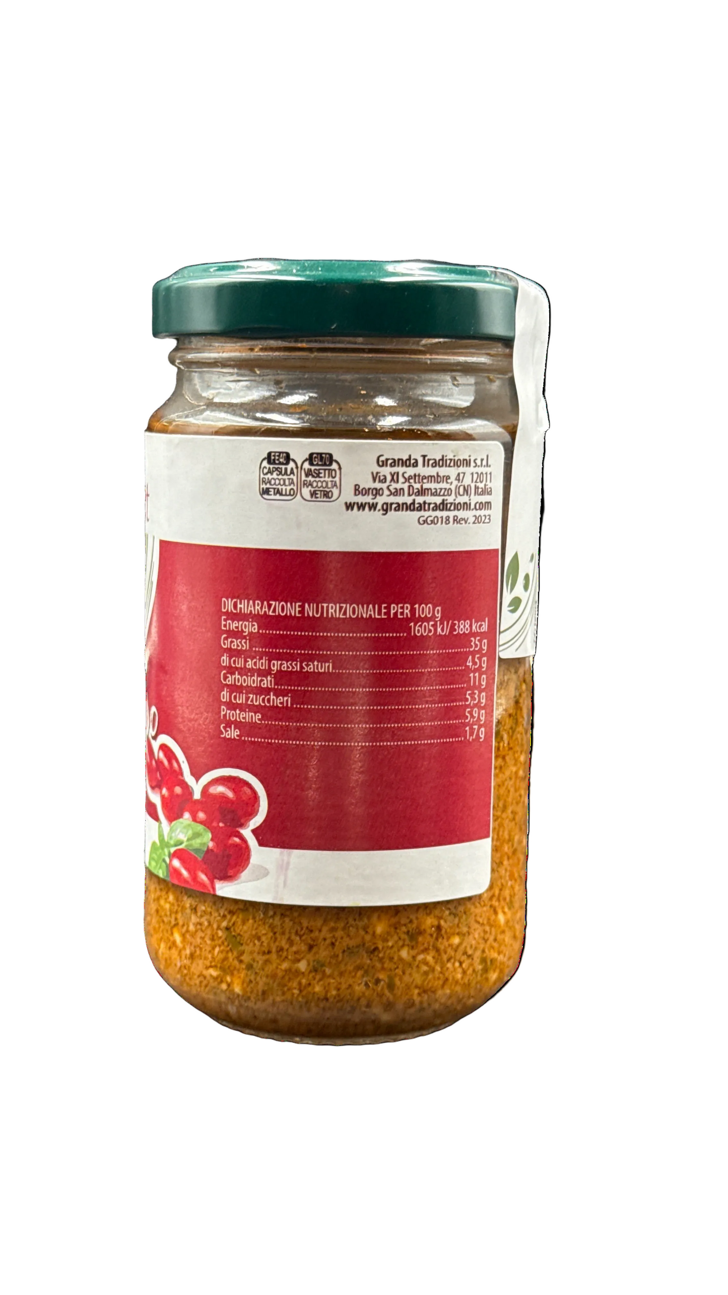 Granda Gourmet Pesto Rosso - 180g