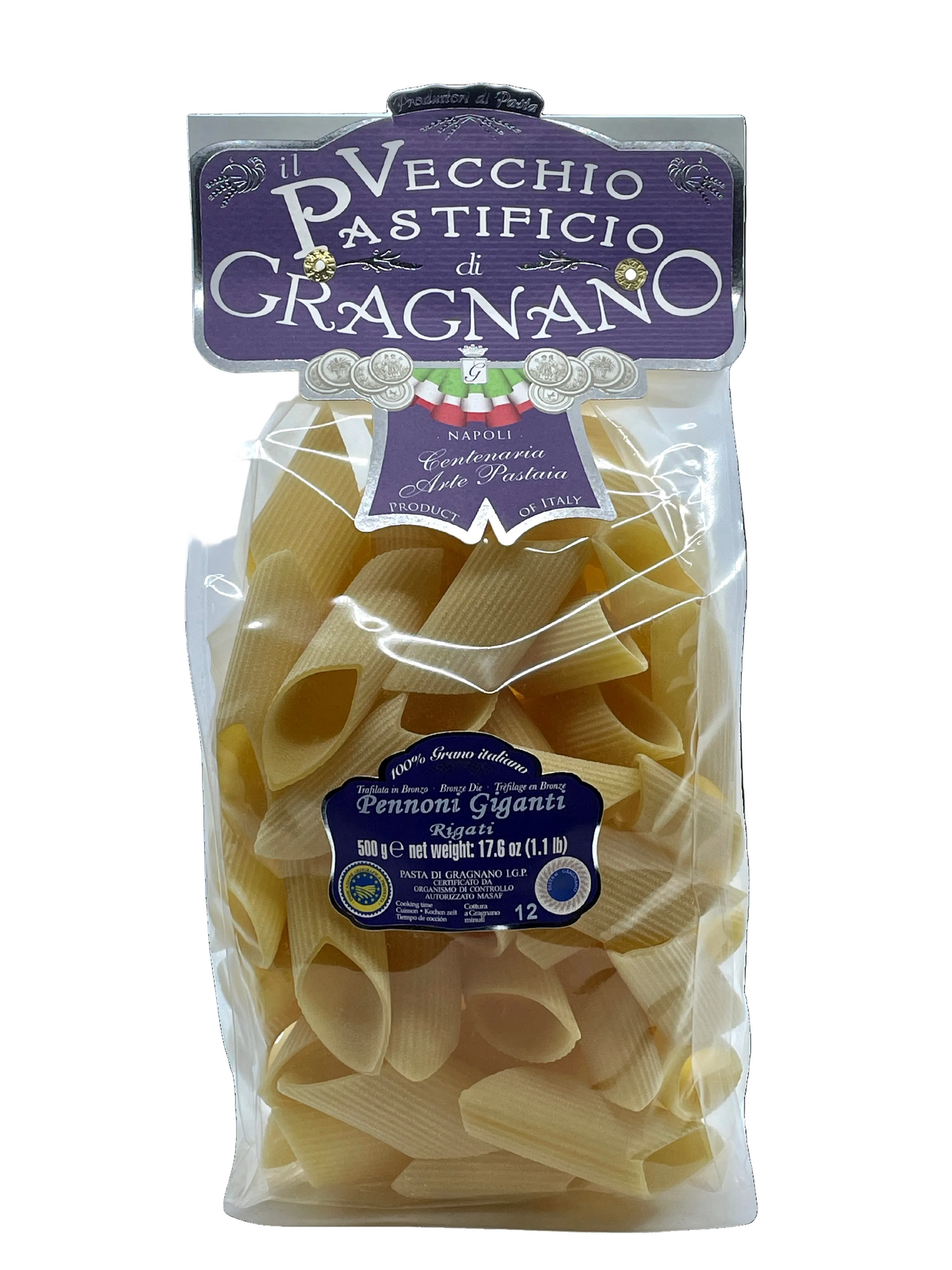 Pasta di Gragnano Pennoni Giganti - 500g