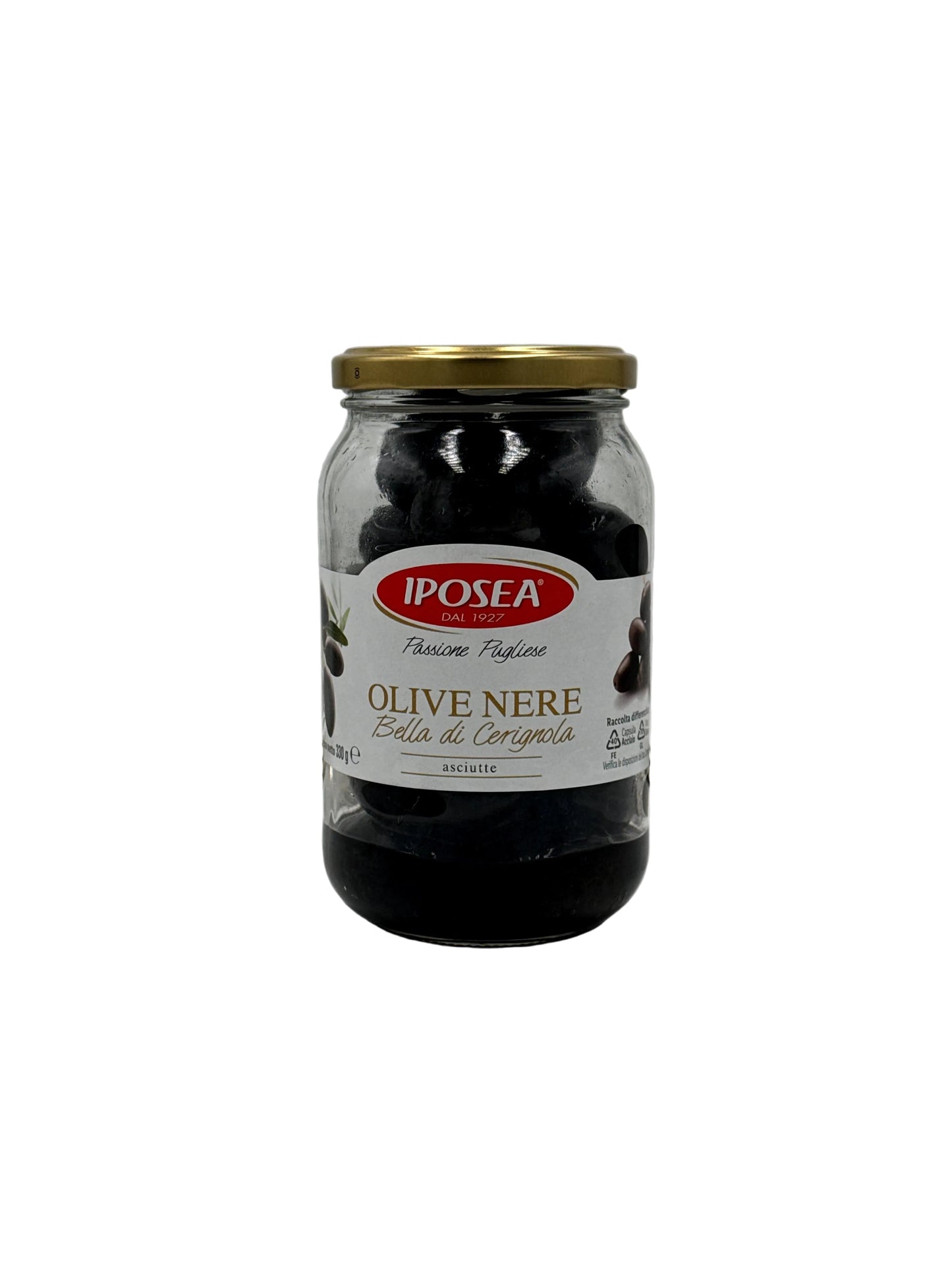 Olive Nere Bella di Cerignola - Iposea (330g)