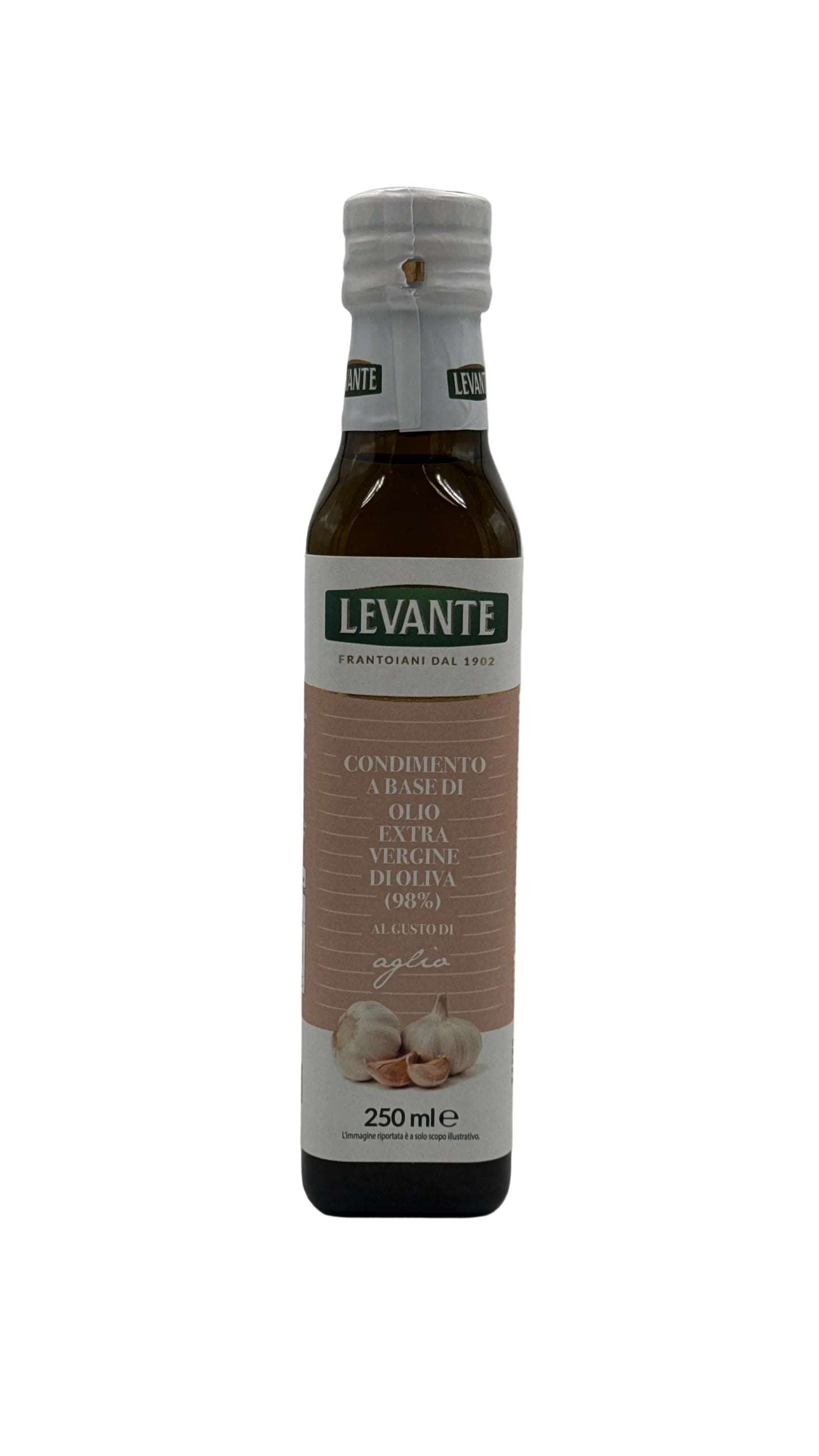 Levante Olio  extra vergine d`oliva al aglio (250ml)