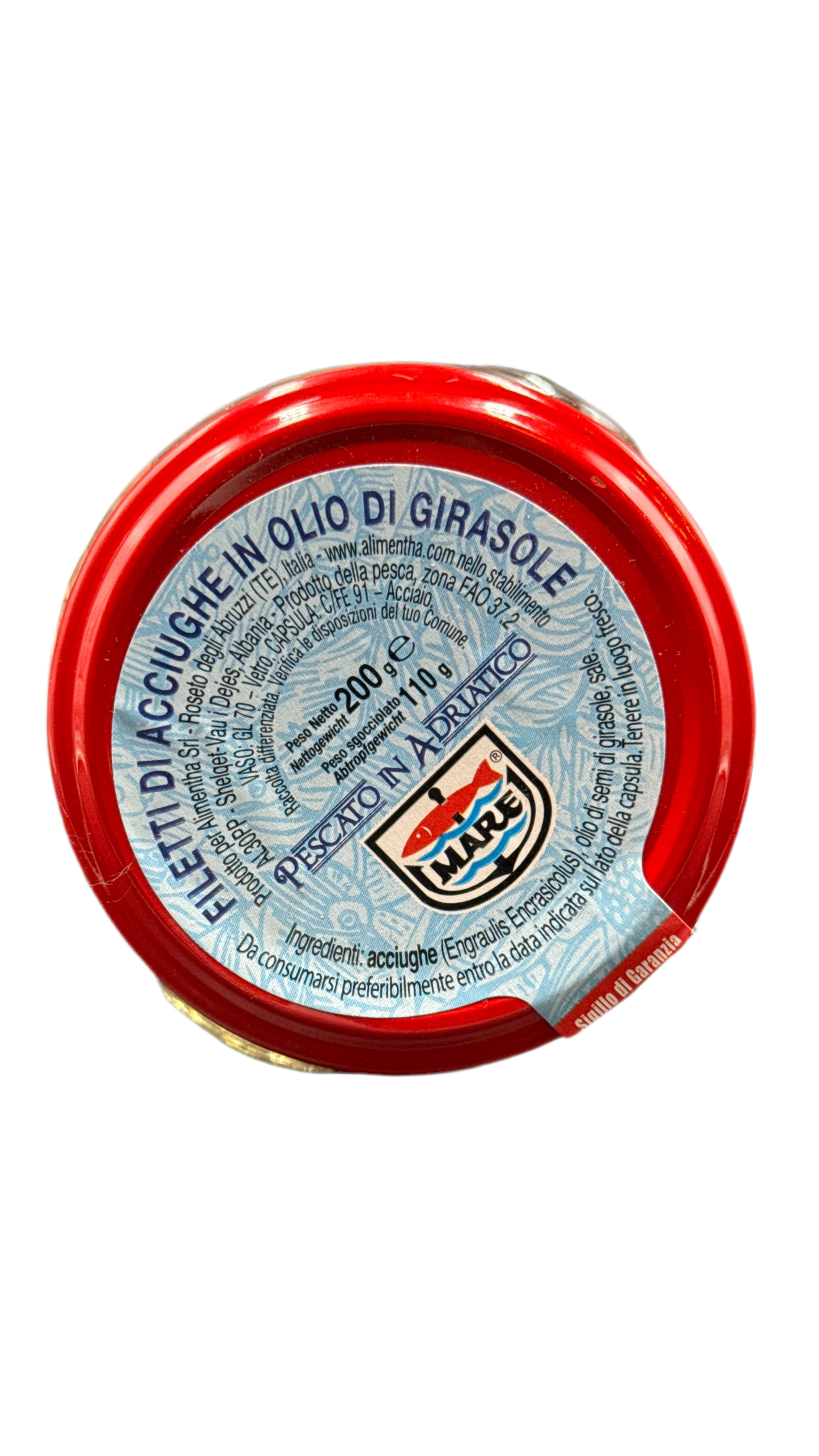 Mare Filetti di Acciughe - 200g