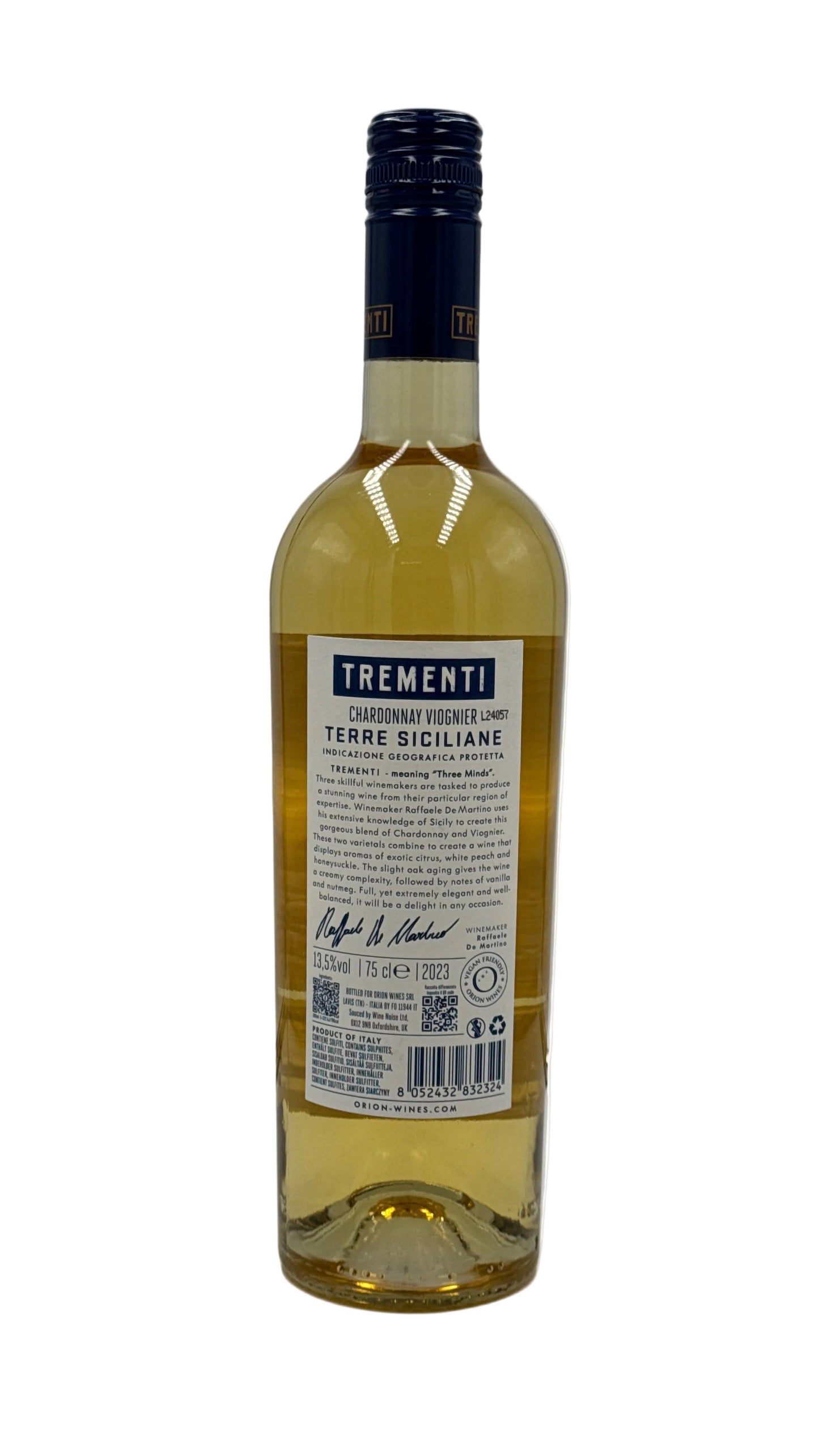 Bar Siciliano Chardonnay Viognier Trementi - 75cl