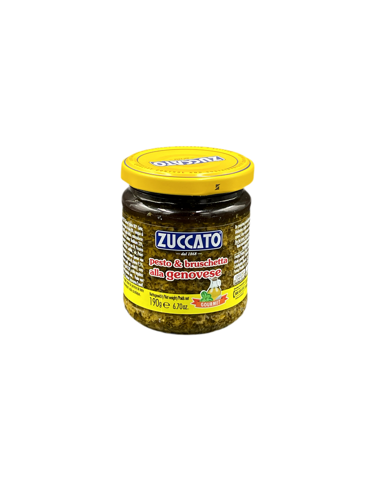 Zuccato Pesto & Bruschetta alla Genovese - 190g