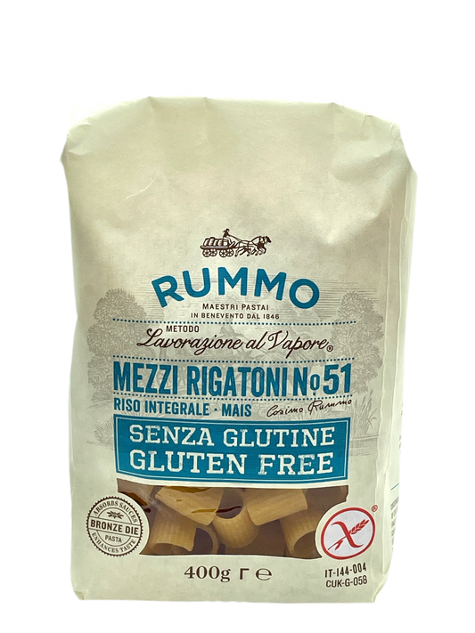 Rummo Mezzi Rigatoni - Gluten Free