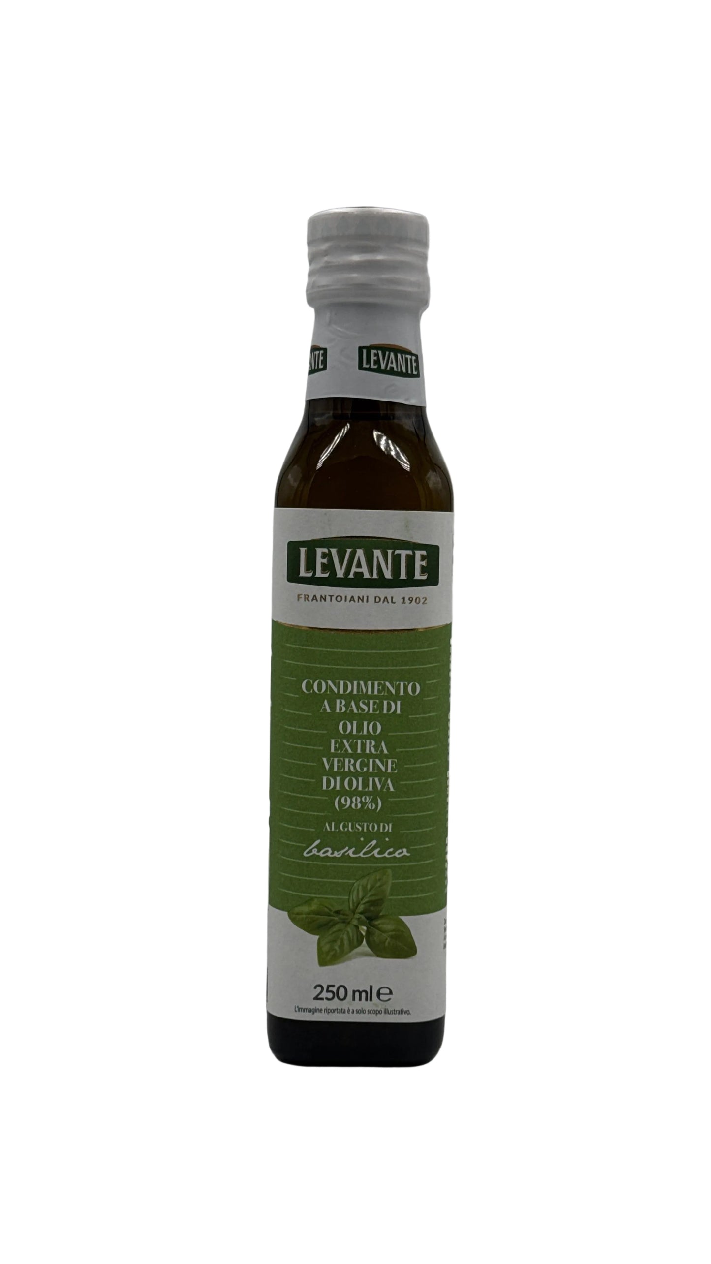 Levante Olio  extra vergine d`oliva al  basilico (250ml)